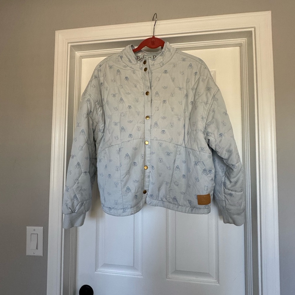 Disney Light Blue Puffer Jacket
